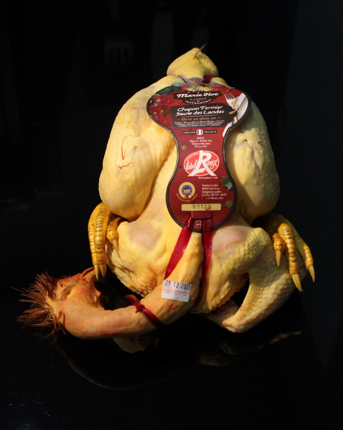 Mini chapon fermier des Landes 