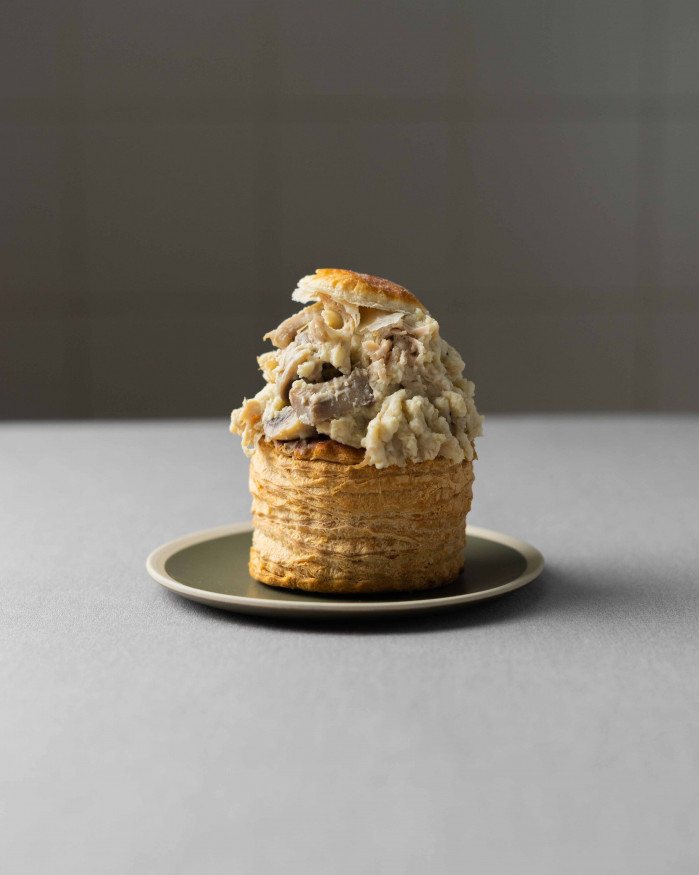 Vol au vent de volaille et champignons