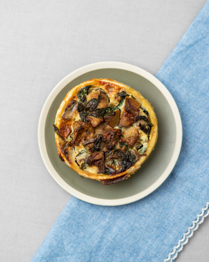 Quiche aux champignons 
