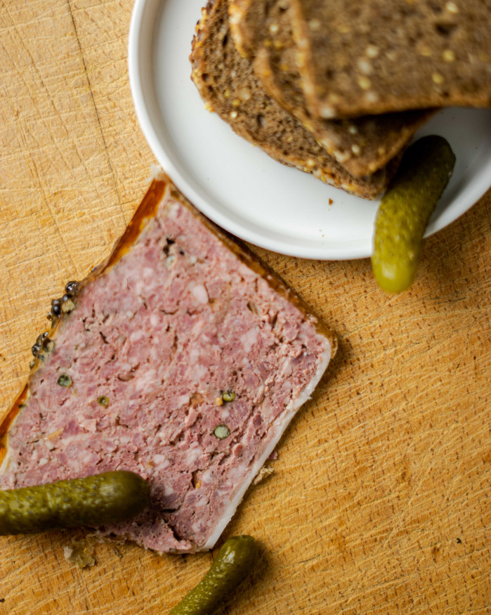 Terrine au poivre vert