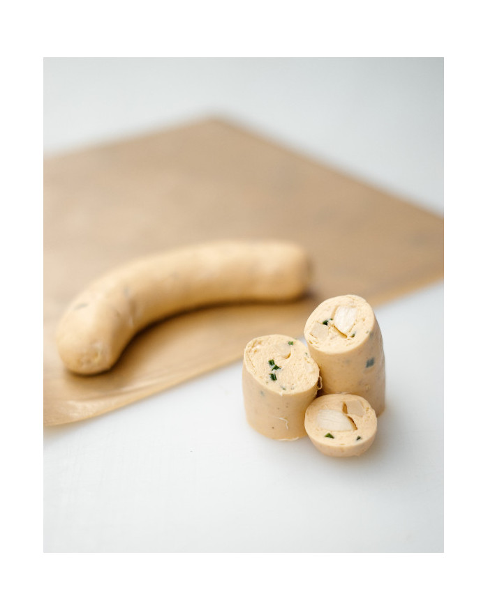 Boudin blanc au Saumon et St Jacques 