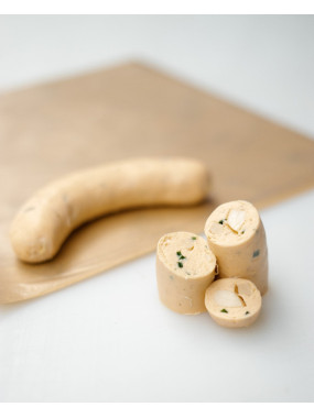 Boudin blanc au Saumon et St Jacques 