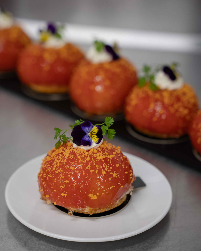 Religieuse de tomate au thon 