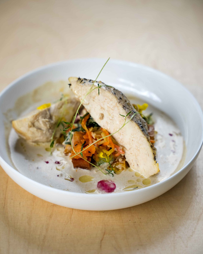 Volaille fermière façon waterzoï 