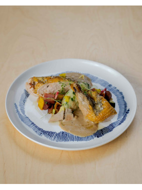 Suprême de pintade des Landes façon Rossini