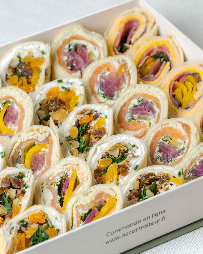 Plateau mini wraps (30 pièces)